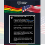 Cancillería resalta el fortalecimiento de la cooperación con EEUU tras el respaldo de la Administración Trump