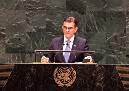 En la ONU, Rodrigo Paz denuncia que el narcoterrorismo financió los 53 días de bloqueos en Bolivia