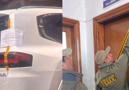Precintan oficina y bienes de Roger Mariaca en Sucre tras su aprehensión